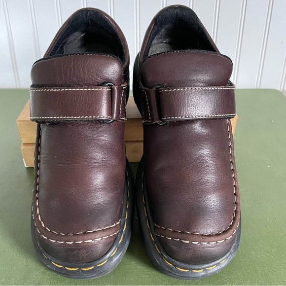 VTG *England* Dr. Martens Monk Strap Oxfords/Casual Shoes in Brown Leather #9288 - Picture 2 of 11